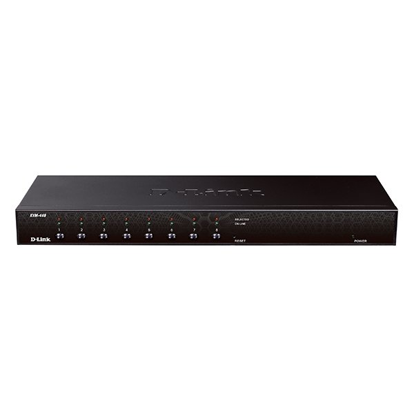 TSX-DLNK-KVM-440 (1) D-Link KVM-440 8-Port PS/2 KVM Switch at Techtrix Store Pakistan