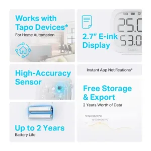 Tapo T315 Smart temperature and humidity monitor at Techtrix store