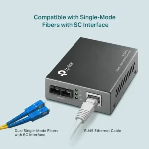 MC210CS designed for use with single-mode fiber cable